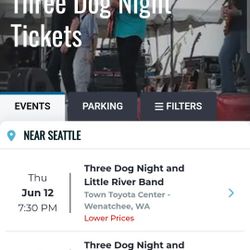 Tickets To Three Dog Night Concert