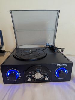 Turntable Vinyl and MP3 Player with Speaker and Recorder