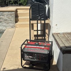 Very Lightly Used Generator 4375 Max Power 3500 Running Power
