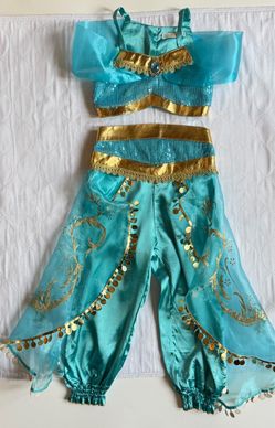 Princess Jasmine Girls Costume Two-Piece Set