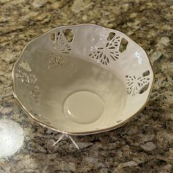 Lenox Butterfly & Lace Bowl
