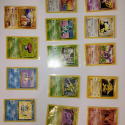 Vintage Pokemon Cards  Rare Non Holo