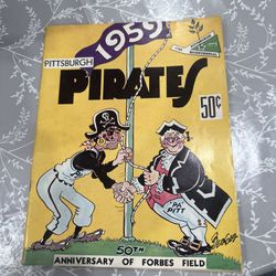 1959 PITTSBURGH PIRATES Official Yearbook CLEMENTE Vern Law MAZEROSKI Groat FACE