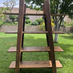 Rustic Handmade Ladder Shelf
