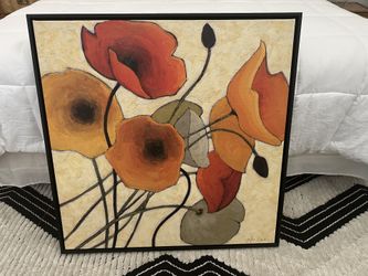 Framed Poppy Print