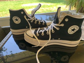 Converse high top, platform sneakers