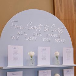 Wedding Escort Sign/Seating Chart