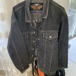 HARLEY-DAVIDSON Is STITCHED MEN / Women JEAN JACKET