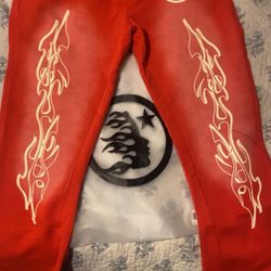 Hellstar Red Sweat Pants