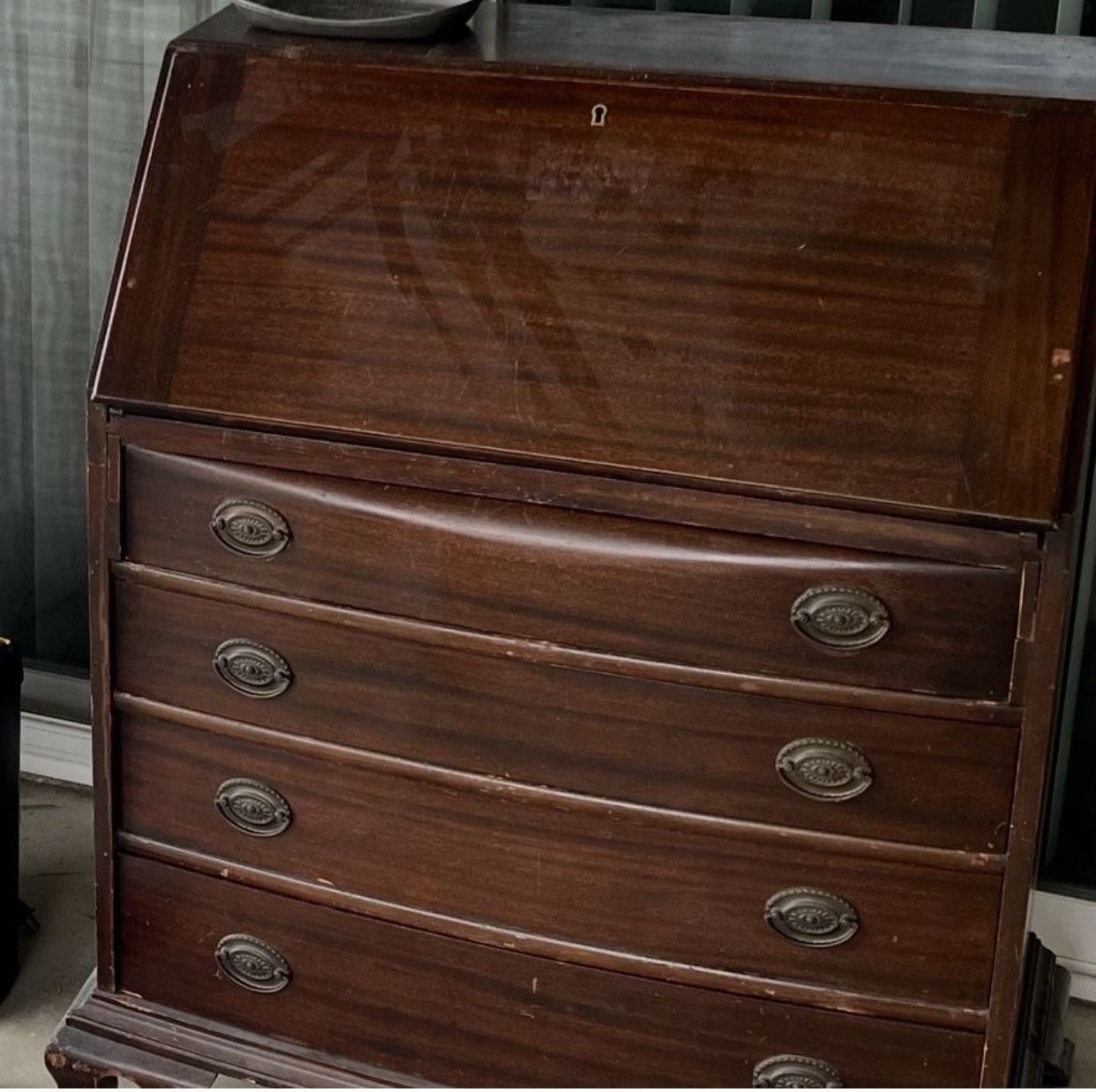 Antique Solid Wood Desk