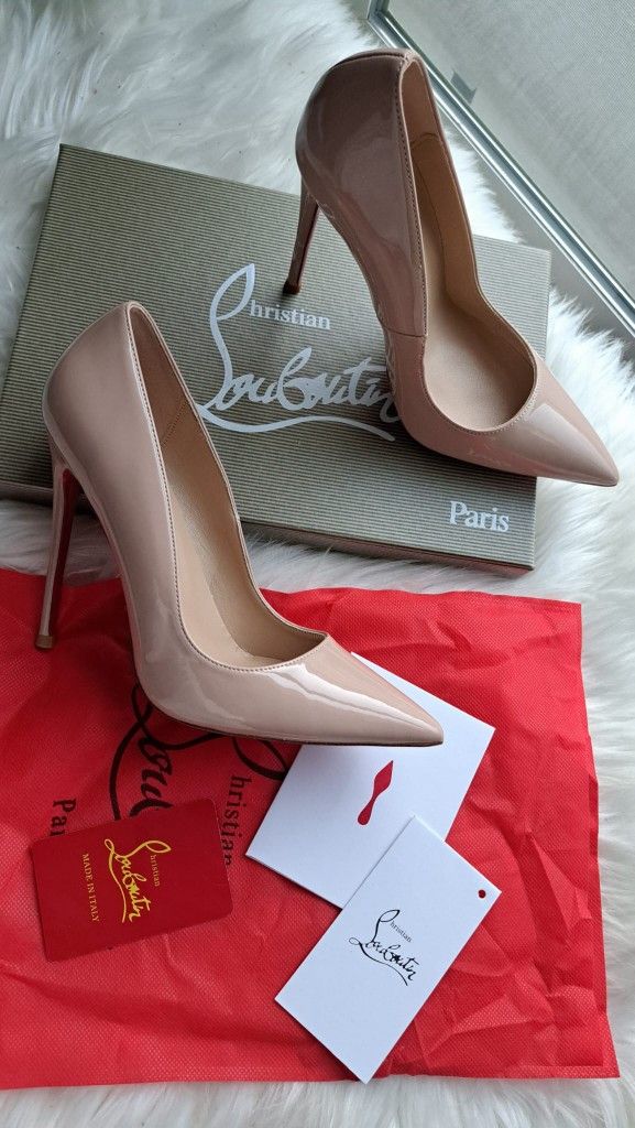 Christian Louboutin ✨SOKATE Nude 👉See Details Photos