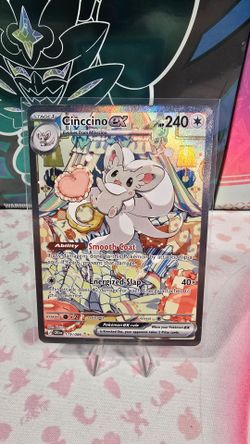 Pokemon Cards Chaos Rising Cinccino Ex Special Illustration Rare #119