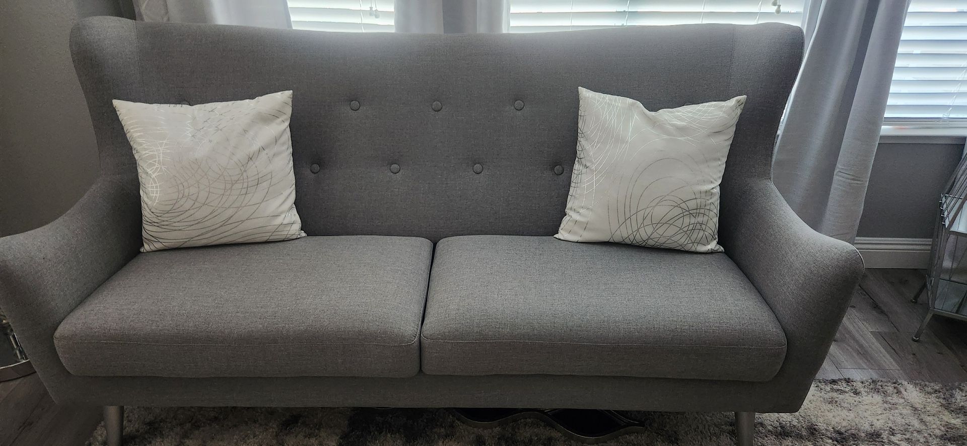 Grey Fabric Sofa
