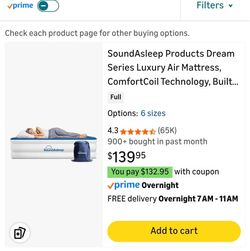 SoundAsleep Twin Air Matress 