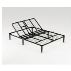 Adjustable twin bed w/remote