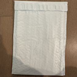 #1 White Polyethylene Plastic Bubble Mailing Envelopes