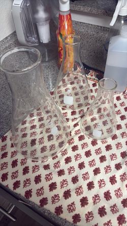Erlenmeyer flasks