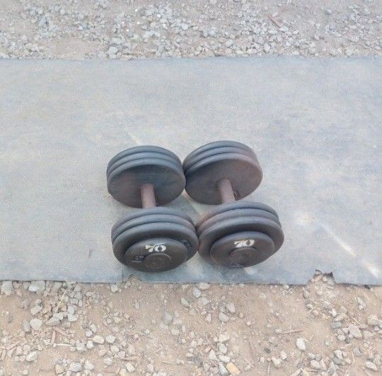 70lb Dumbbells