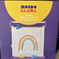 New Mondo Llama Table Top 2 Sided Easel Kit