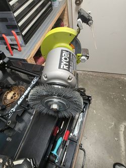 Ryobi Bench Grinder with Wire Wheel