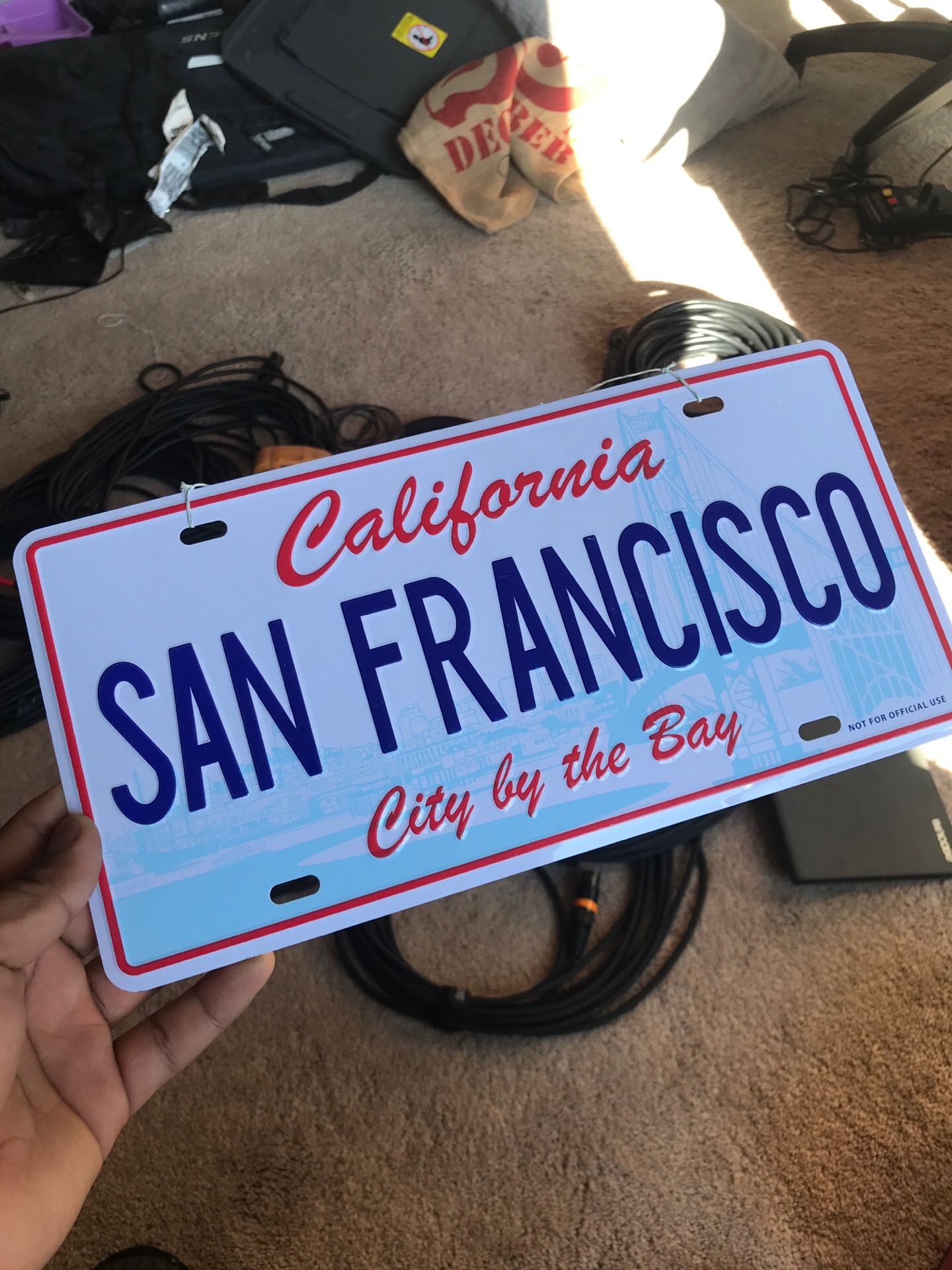 California San Francisco license plate