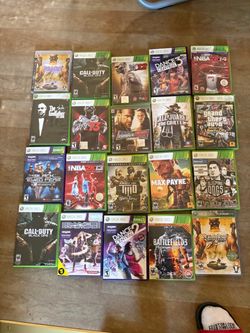 Video games for sale each one for $5