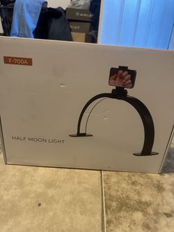 Half Moon Light Desk Arch