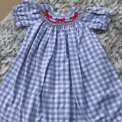 3t Boutique Delaney Smocked Girls Dress -  Holiday