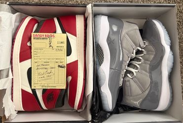 Lost & found 1s and cool grey 11s