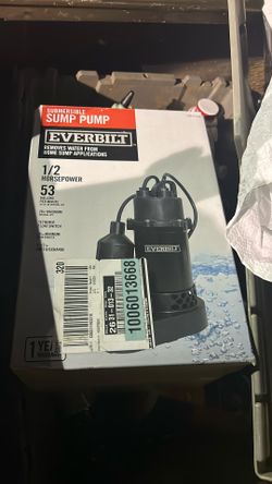 submercible sump pump