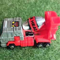 Gobots Block Head Enemy Cement Mixer 1984