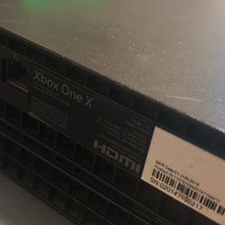 Xbox One X has a profile on it with games