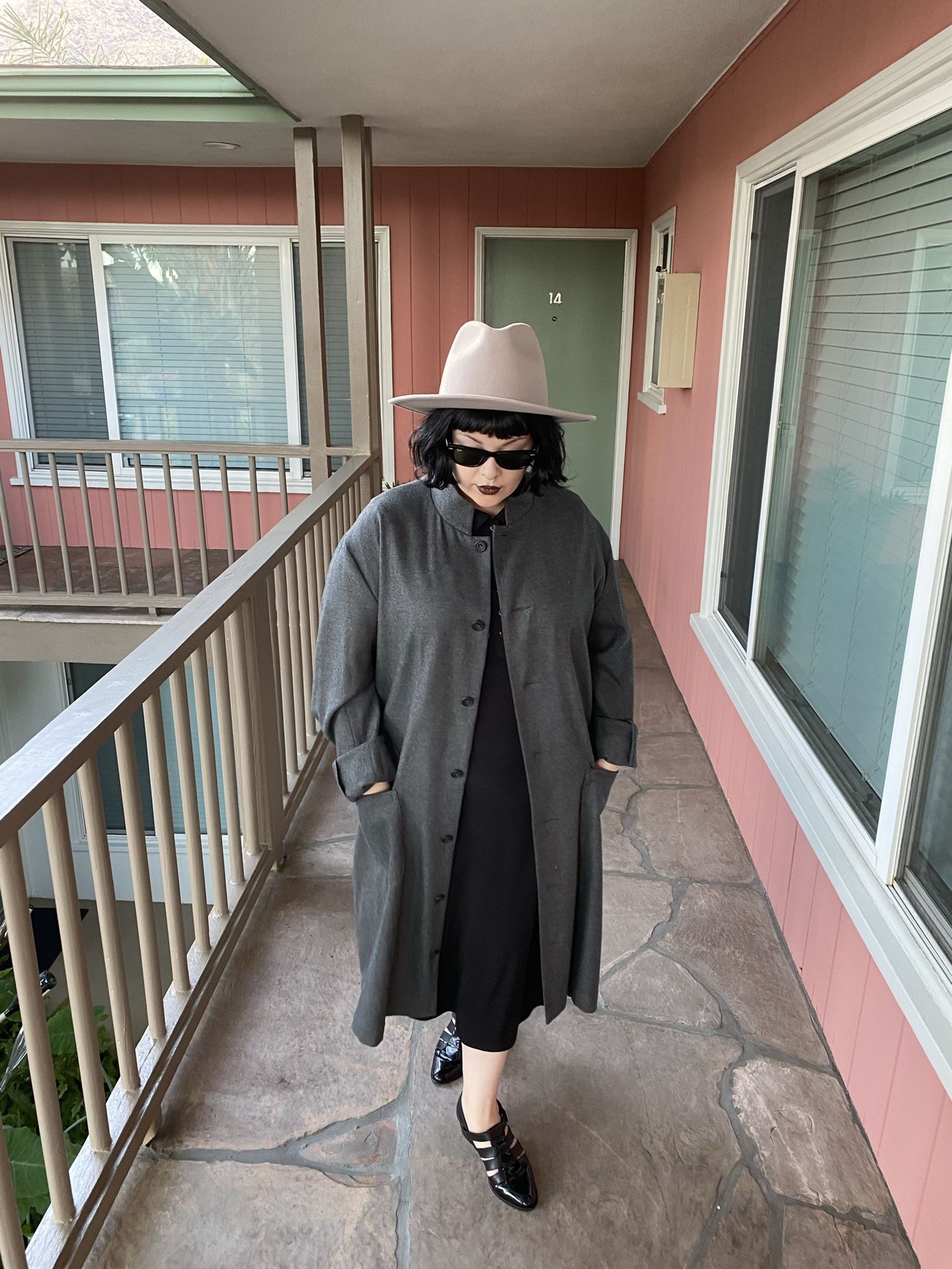 Eskandar Bergdorf Goodman Gray Wool Cashmere Duster Coat