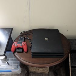 PS4 PRO With Controller And Controller Dongle