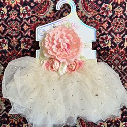 Cute Baby Girl Flower Tutu And Headband