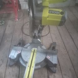 10 in. 15amp Corded Ryobi Compound Sliding Miter Saw