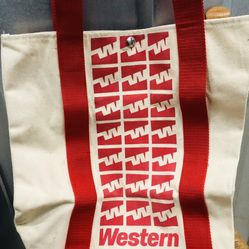 Very Rare Originals Vintage Western Airlines Made In The USA Retired Tote 