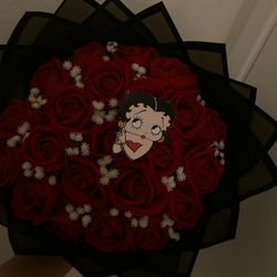 Betty Boop Eternal Rose Bouquet 