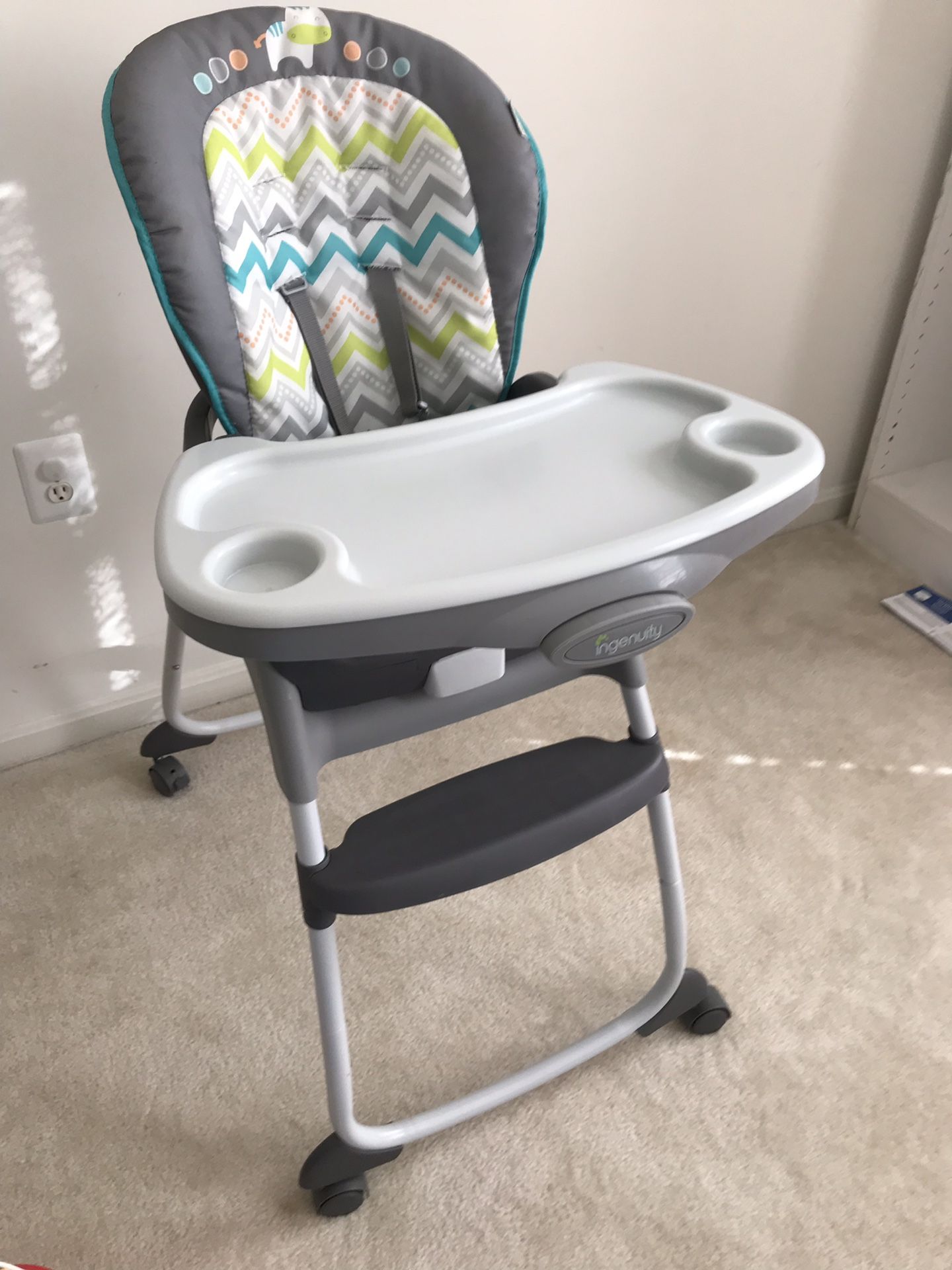 Ingenuity Trio 3-in-1 High Chair – Ridgedale - High Chair, Toddler Chair, and Booster —— Pending Pick Up