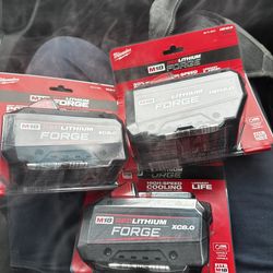 Brand New Milwaukee Forge 12.0 Batteries  $150