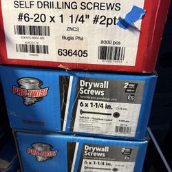 1- 1/4” Self Drilling Drywall Screws