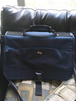 Blue messenger bag