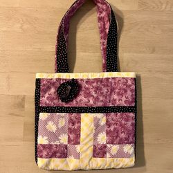quilt tote bag