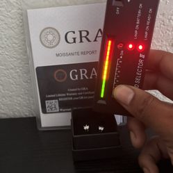 VVS1 Moissanite Earrings 1 Carat 