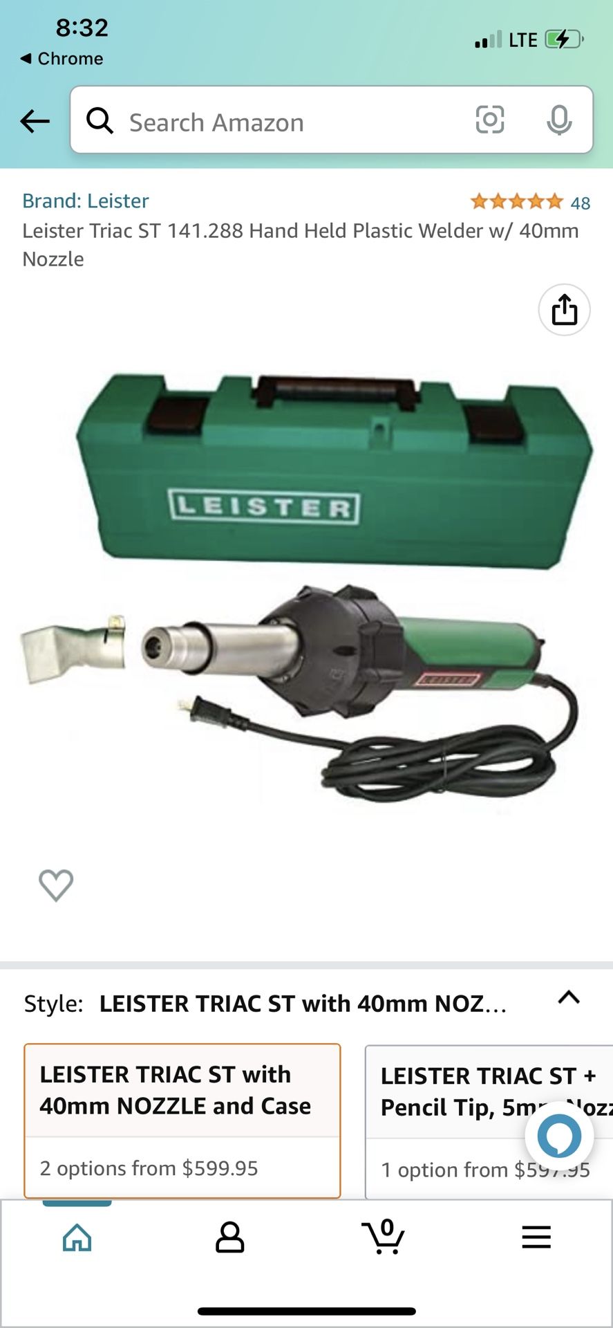 Leister Hot Air Welder 120volts / 1600watts