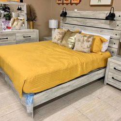 🍄Cambeck Queen Panel Bed | 4 Pieces  Bedroom Set |  Nightstand | Dresser | Mirror| Chest 💸 Best Price⚡️Other Home, Garden Furniture |Patio Furniture
