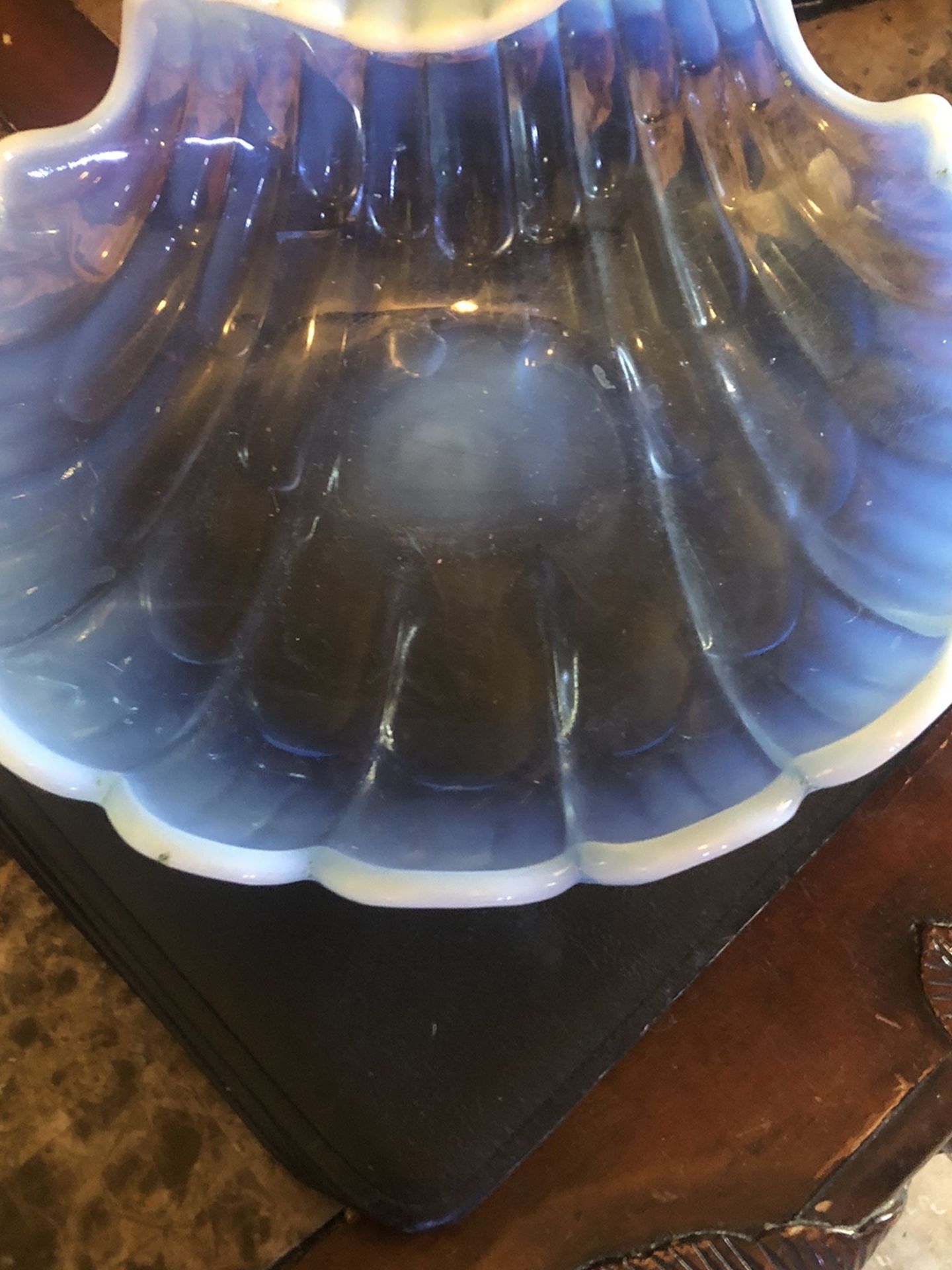 Blown Glass Clamshell Dish