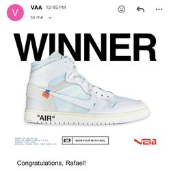 Air Jordan 1 High OG x V.A.A. (Virgil Abloh Alaska)