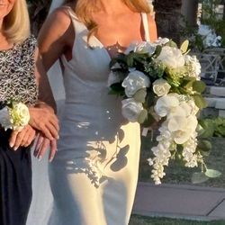 One Bridal Bouquet And 2 Bridesmaids Bouquets 