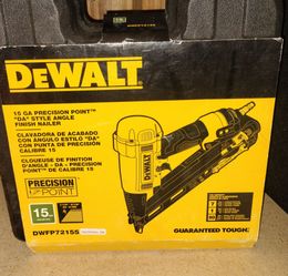 DeWalt 15° aire finish nailer